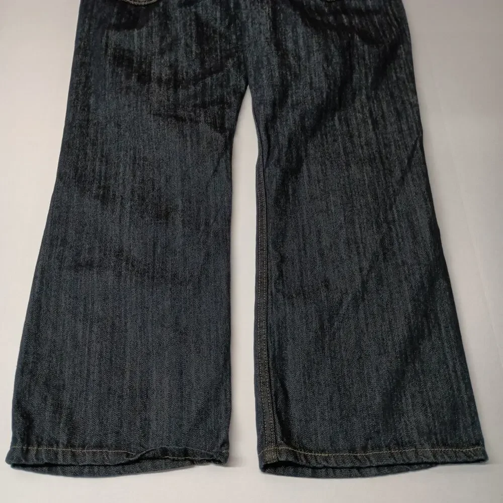 Levi's 527 Slim Bootcut Jeans Men's Size 42x30‎ Blue Dark Wash Cotton